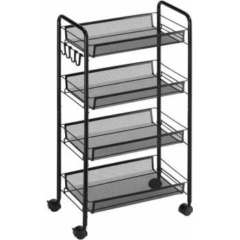 Servírovací stolek kov černá NoBi NAVID 2