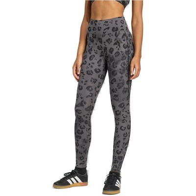 Dámske legíny ADIDAS-OPT ESS 1/1 AOP GREY FIVE/PRINT Šedá