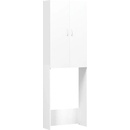 shumee Skříňka nad pračku bílá 64 x 25,5 x 190 cm