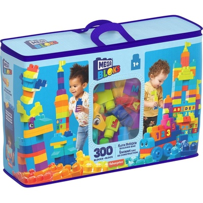 MEGA BLOKS Obrovské vrece kociek - Modré (300)