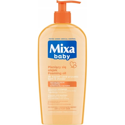 Mixa Baby sprchový olej Foaming Oil Bath & Shower 400 ml