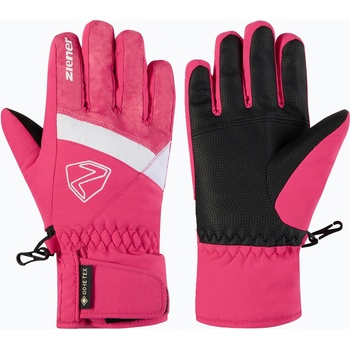 ZIENER Детски скиорски ръкавици ZIENER Leif GTX-Z tie-dye pop pink