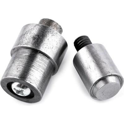 Piston k nýtování lesklých průchodek vnitřní Ø12 mm nikl 1 sada