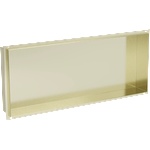 Mexen X-Wall-NR вградена полица без фланец 75 x 30 см, златна четкана - 1951753010 (1951753010)
