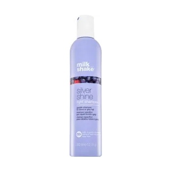 Milk Shake Silver Shine Light Shampoo Защитен шампоан за платинено руса и сива коса 300 ml