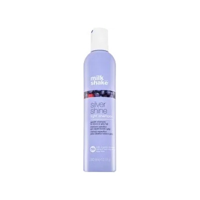 Milk Shake Silver Shine Light Shampoo Защитен шампоан за платинено руса и сива коса 300 ml