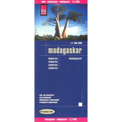 Madagaskar - cestovní mapa 1:1,2mil.