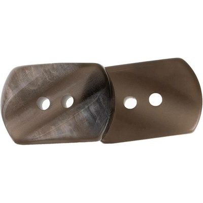 Bellatex Knoflík sada 3 ks 15x23 mm světlá hnědá