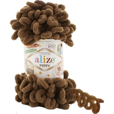 Alize Puffy 100g Farba: hnedá 321