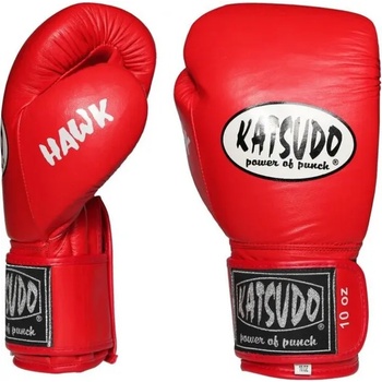 Katsudo Боксови ръкавици Hawk, червени (1004.red)
