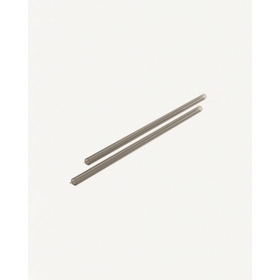 Waterdrop Udržitelná skleněná brčka na pití černá transparentní 2 ks – Sleviste.cz