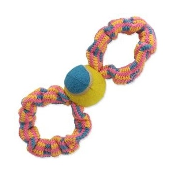 Dog Fantasy osmička farebné + tenisák vzor 2 27 cm