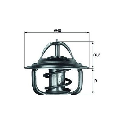 Termostat, chladivo MAHLE TX 1 92D (TX192D)