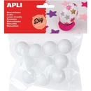 Apli Polystyrénové guličky ø 25 mm biela 10 ks