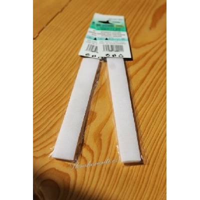 Stuhový uzávěr 20 mm kus 15 cm, bílý