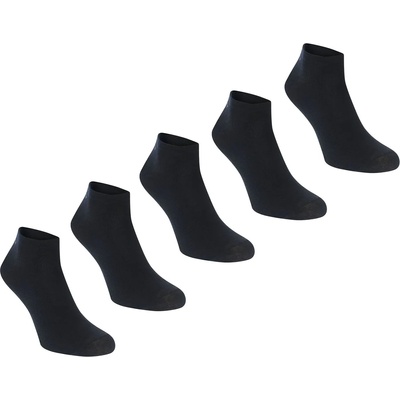Slazenger Юношески чорапи Slazenger 5 Pack Trainer Socks Junior Size 1-6 - Black