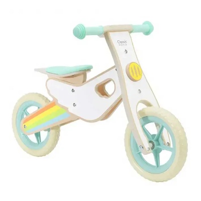 Classic World Детско дървено колело за баланс Дъга (60003)