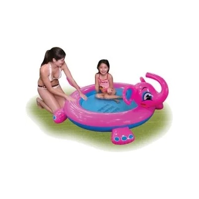 Надуваем басейн Слонче