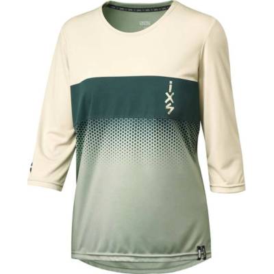 IXS s 3/4 rukávom CARVE 1.0 W žltá/zelená