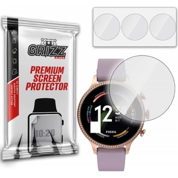 GrizzGlass Универсално хибридно защитно покритие за дисплея на часовници с диаметър на дисплея до 42 мм (3 броя) - GrizzGlass Hydrogel Screen Protector Set 42 mm (прозрачен) (GRZ3418)