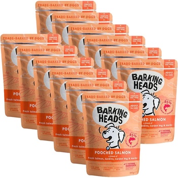 Barking Heads & Meowing Heads Pooched Salmon GRAIN FREE 12 x 300 г