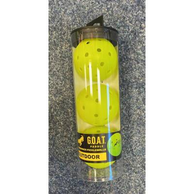 G.O.A.T. Outdoor Premium Pickleball Balls 3 ks