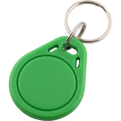 Přívěsek na klíče RFID 13 56 MHz čip Classic 1K voděodolná Zelená