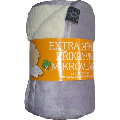 Svitap sleep well Prikrývka z mikrovlákna Sheep stitch svetlo šedá 150x200