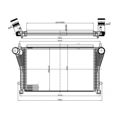 Chladič turba HART 618 598 (618598)