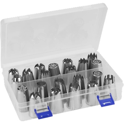 Horecano Иноксови накрайници за декорация 21бр ГОЛЕМИ (hc-981936) 231979 (01981936)