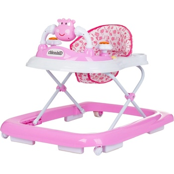 Image 1 of Chipolino Детска проходилка Chipolino - Кравичка, розова (PRLC02304PI)