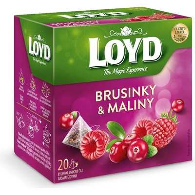 Loyd pyramida Brusinky & Maliny 20 x 2 g