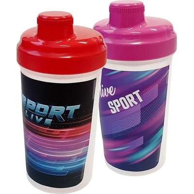 šejkr / sportovní láhev 500ml NEW SPORTLIFE PH mix dekorů