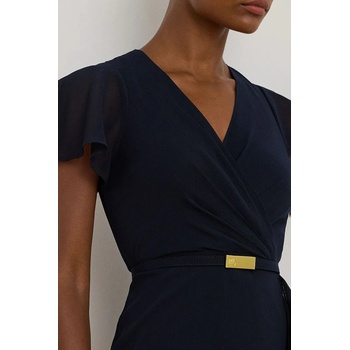 Ralph Lauren Рокля Lauren Ralph Lauren в черно дълга разкроена 253909447 (253909447)
