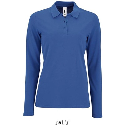 SOL'S perfect lsl / Дамска поло тениска с дълъг ръкав - роял синьо xl (25208345004)