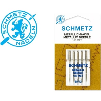 Jehly vyšívací Schmetz 130 MET VCS 80 EMBROIDERY