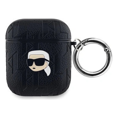 Karl Lagerfeld PU Embossed Karl Head Puzdro na AirPods 1/2 KLA2PGKIPK