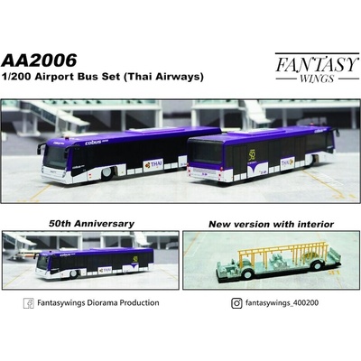 JC Wings Airport BusThaiwith Interior version 1:200