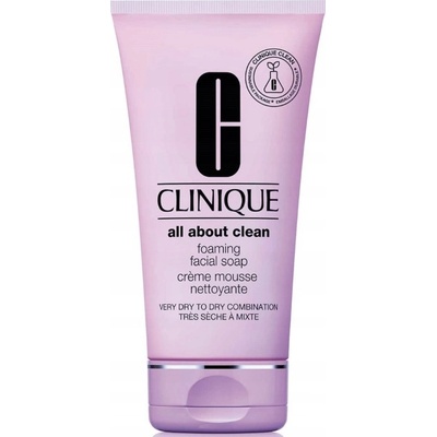 Clinique 3 Steps krémové penivé mydlo pre všetky typy pleti Foaming Sonic Facial Soap 150 ml
