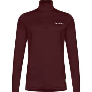 VAUDE Дамски поларен пуловер Vaude Women's Livigno Halfzip II Fleece jumper - Dark Oak - размер 44 (EU) (105-2999-1616)