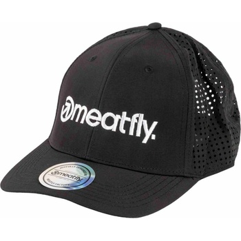 Meatfly шапка с козирка Nollie Perfor Cap Black / White Logo | Черна | Размер Meatfly | Cheren | МЪЖЕ | ONE SIZE