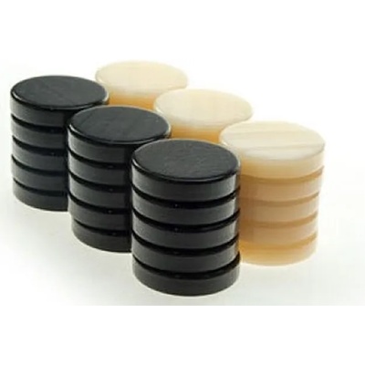 Manopoulos Седефени пулове за табла Manopoulos, 36 x 8 mm (PF1BLA)