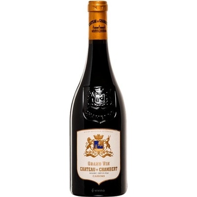 Château de Chambert Malbec Grand Vin suché červené 2017 15% 0,75 l (čistá fľaša)