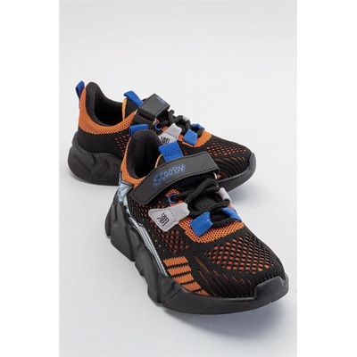 Moda Trend Детски спортни обувки с велкро закопчаване - Черни #382785 (382785_Оранжев)