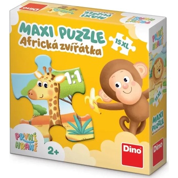 Dino - Puzzle First play: African animals 15 maxi - 1 - 39 piese