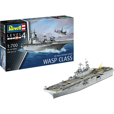 Revell US Navy Assault Carrier WASP CLASS 1:700