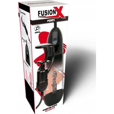 Fusion X Magnifying Sleeve Penis Pump Clear, pánska vákuová pumpa
