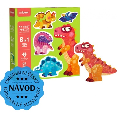 MiDeer Moje prvé Dinosaurus 25 dielov