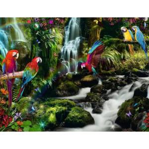 Ravensburger - Puzzle Parrots in the jungle - 2 000 piese
