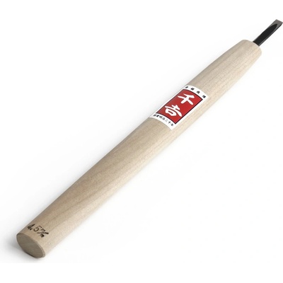 Japonské řezbářské mini-dláto SENKICHI s plochou čepelí - 4,5 mm
